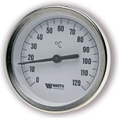 Термометр биметаллический WATTS F+R801 OR (TAS) 0-120°C 42мм...
