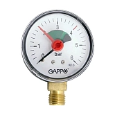 Манометр радиальный Gappo НР1/4" Ø50 10 бар